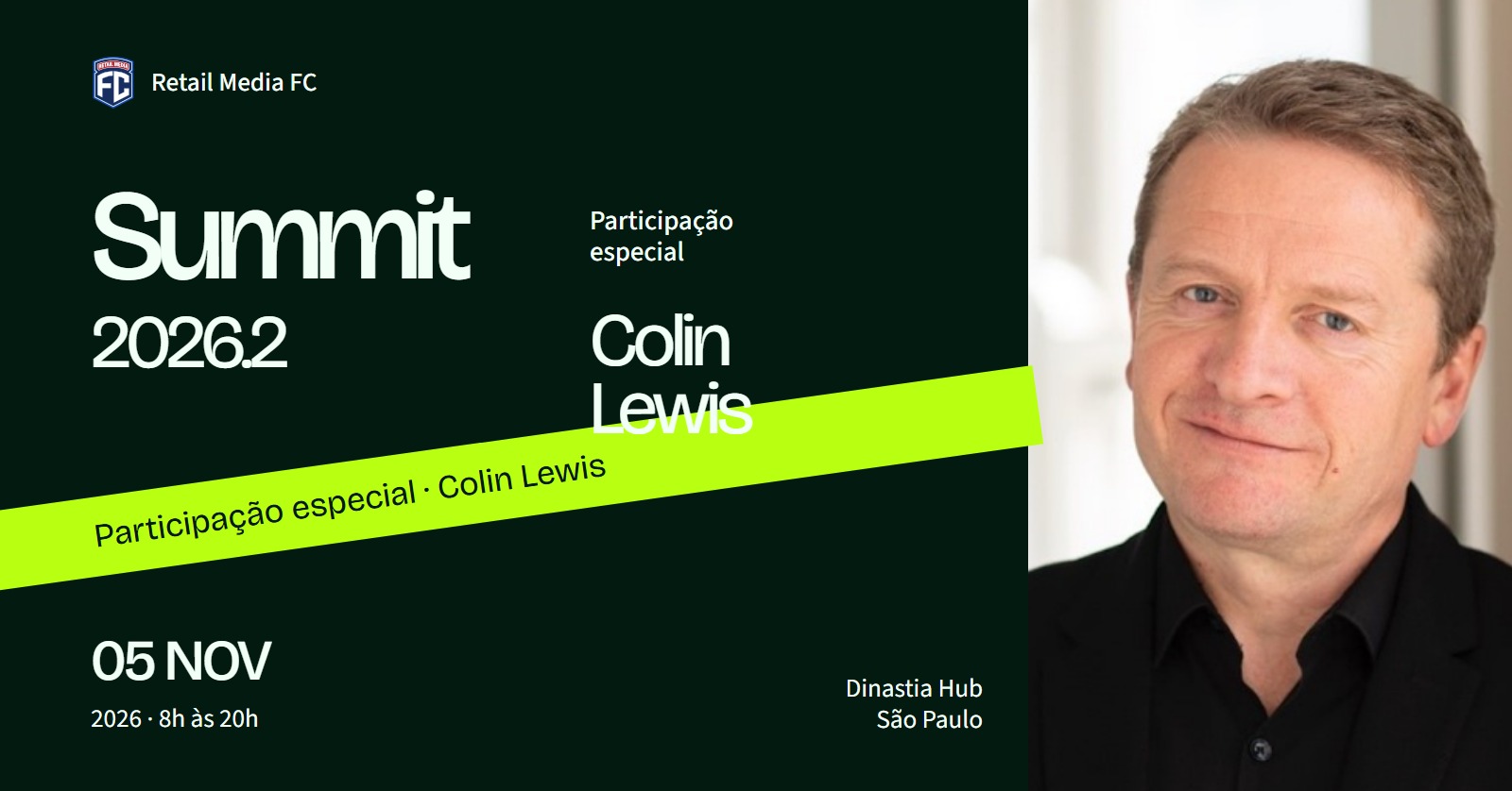 Sympla · Capa com Colin