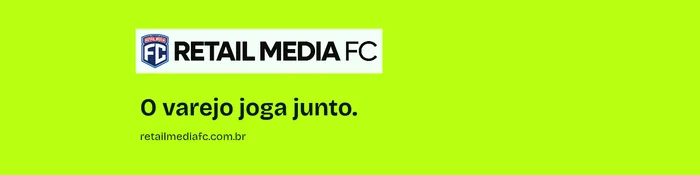 Capa B · Ruptura. Retail Media FC; proposta de identidade visual.
