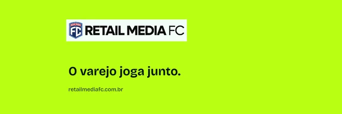 Capa B · Ruptura. Retail Media FC; proposta de identidade visual.