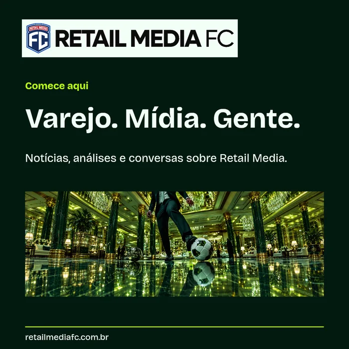 Comece aqui · apresentação 1x1. Retail Media FC; proposta de identidade visual.